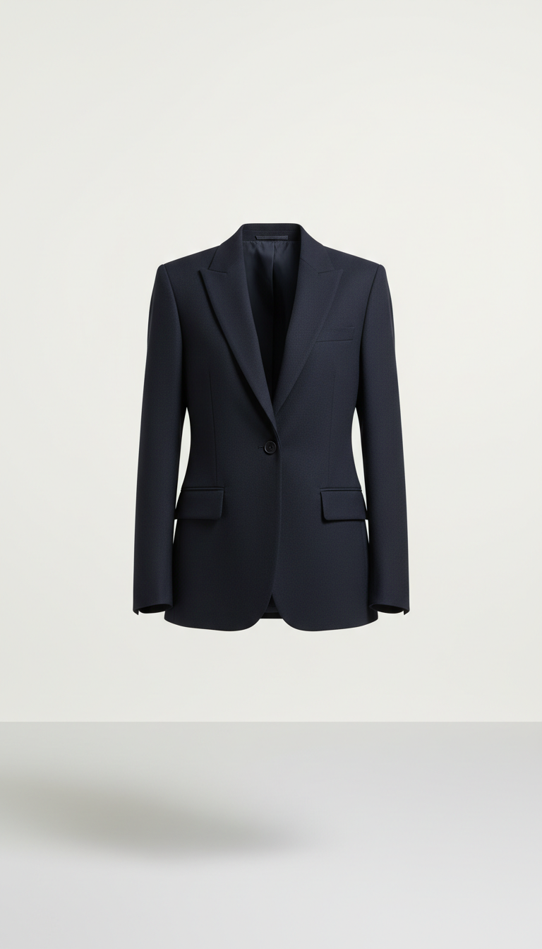 Deep Navy Structured Blazer