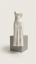 Elegant Silk Midi Dress